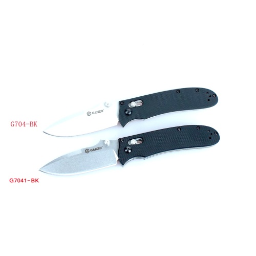Нож Ganzo G7041 черный, G7041-BK фото 4